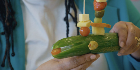 Gezonde krokodillentraktatie