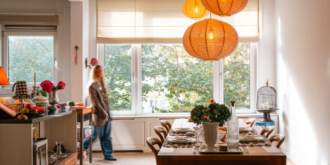 Rotterdams appartement in herfstkleuren | foto: Roos Eijmers