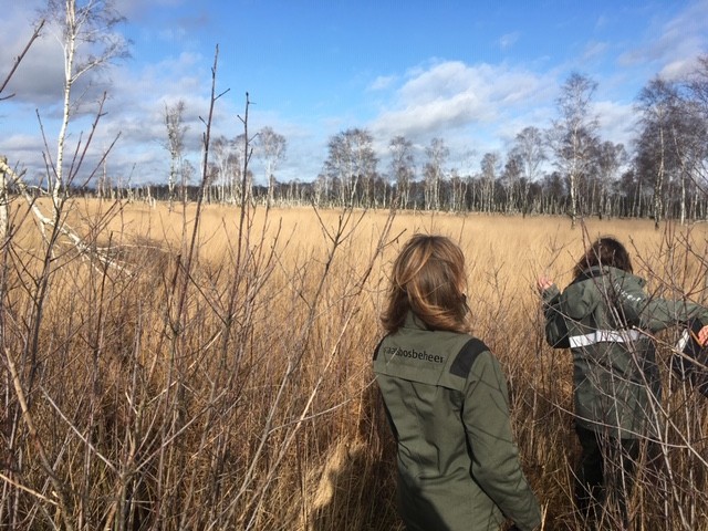 Boswachters Marieke en Lieke eerder in de Peel