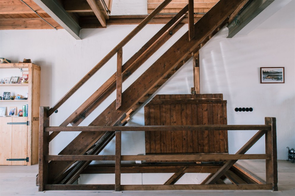Oude trap in de bollenschuur | Foto: ShotbySheena