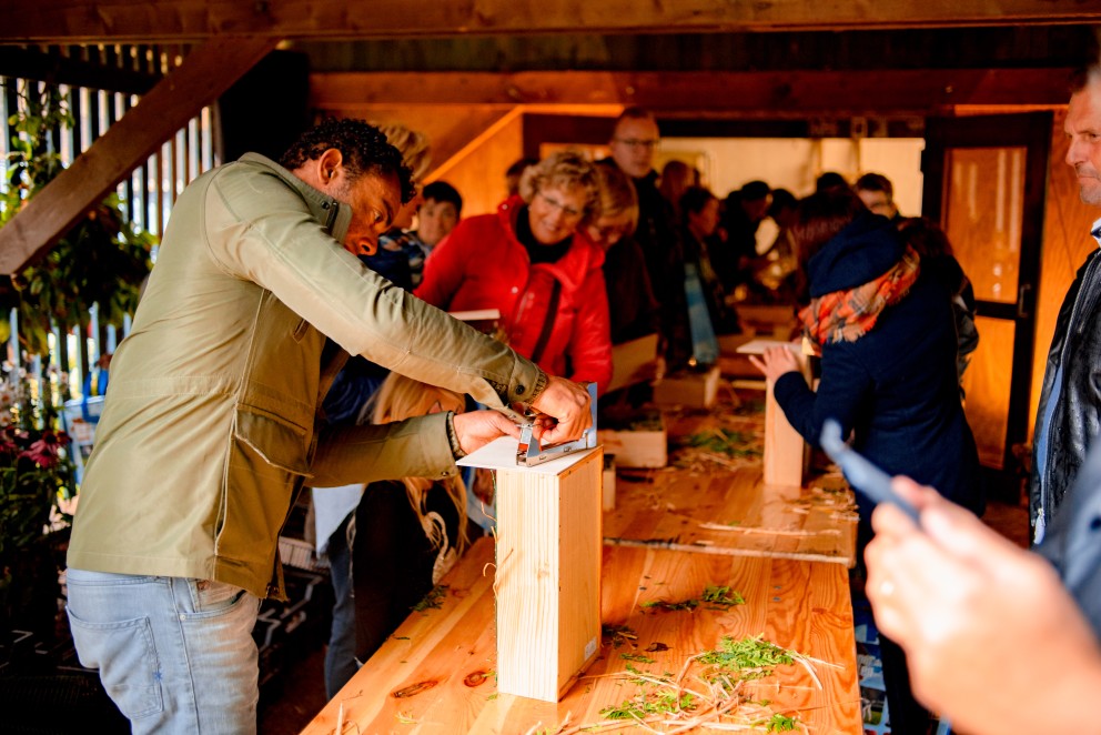 Martin Stuger op het BinnensteBuiten festival | Foto: Ruben May