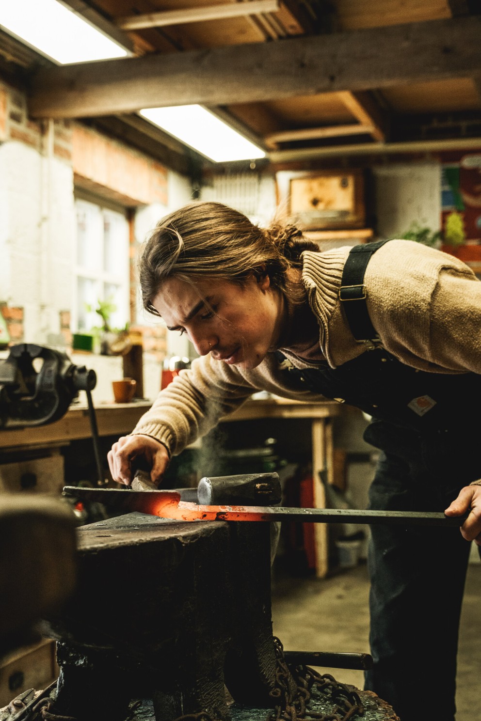 Floris aan het werk | Foto: Floris Brouwers