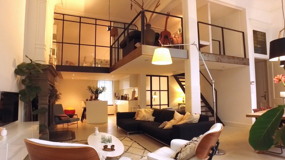 Loft in een oude likeurstokerij