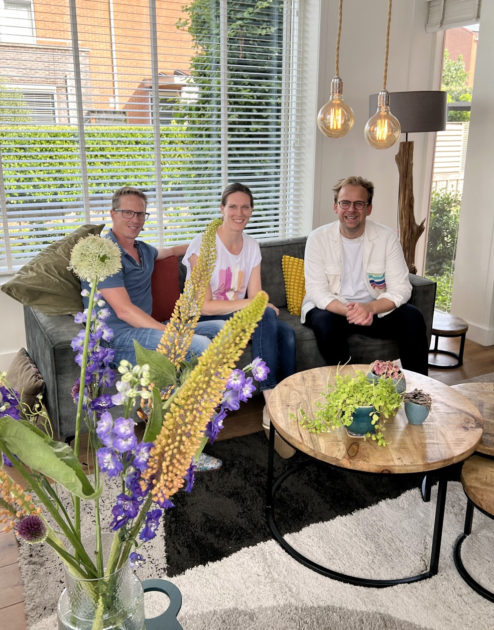 Theo-Bert Pot tijdens de make-over