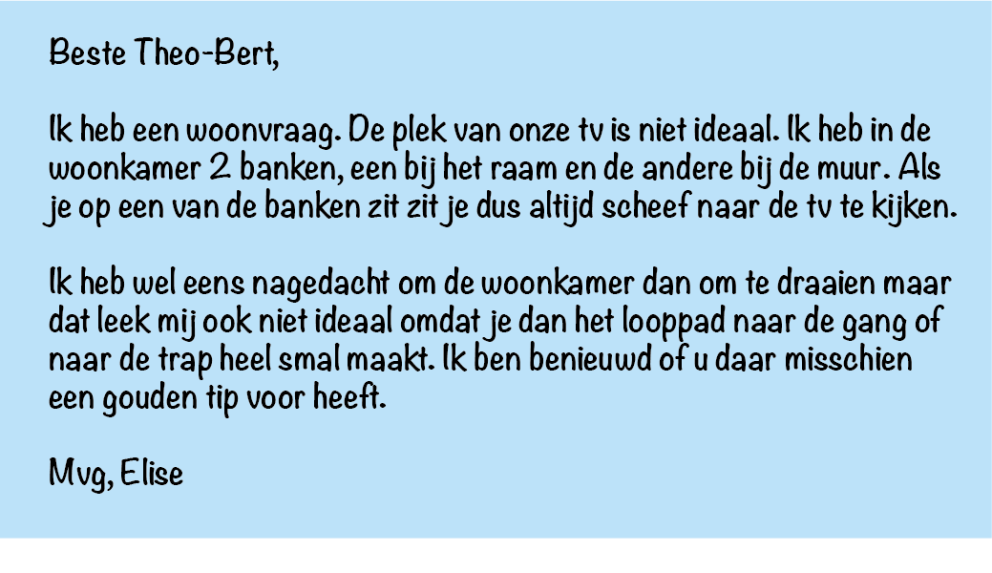 Woonvraag aan Theo-Bert Pot