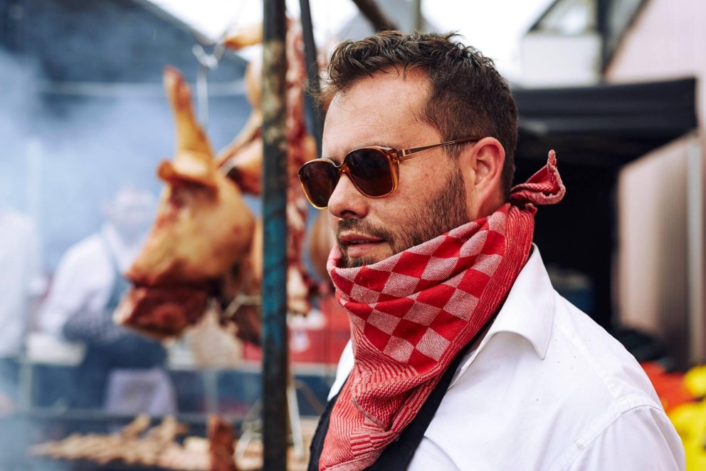 Samuel Levie aan het werk in de keuken | Foto: Samuel Levie