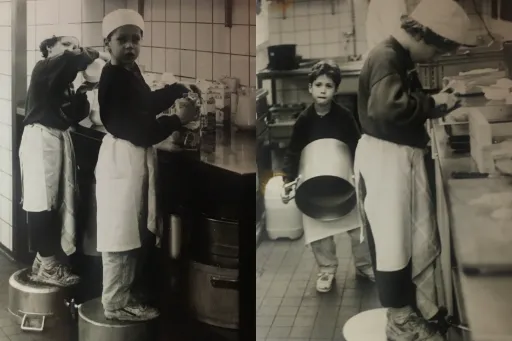 Tweelingzoons van Alain Caron