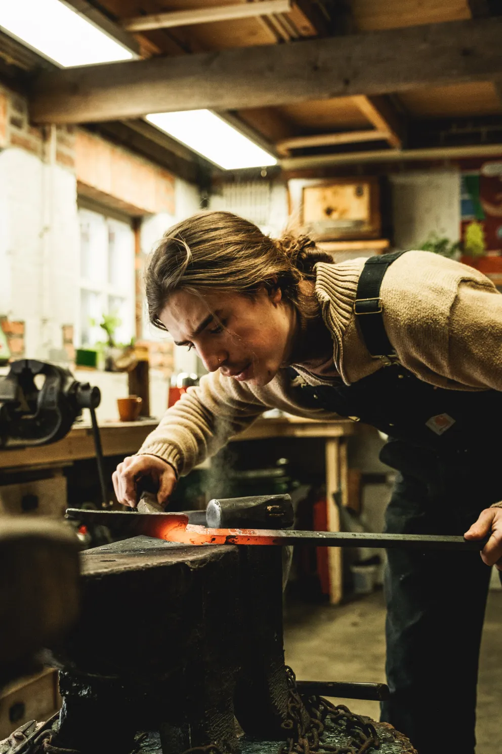 Floris aan het werk | Foto: Floris Brouwers