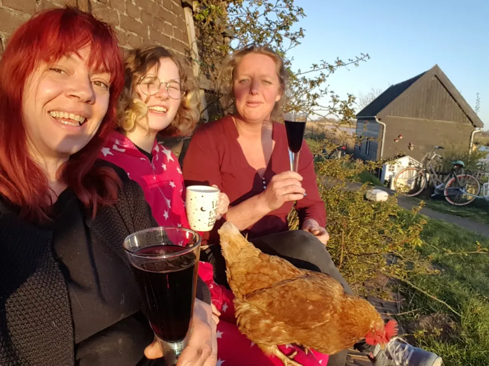 Anja voor de molen | Foto: Anja Noorlander