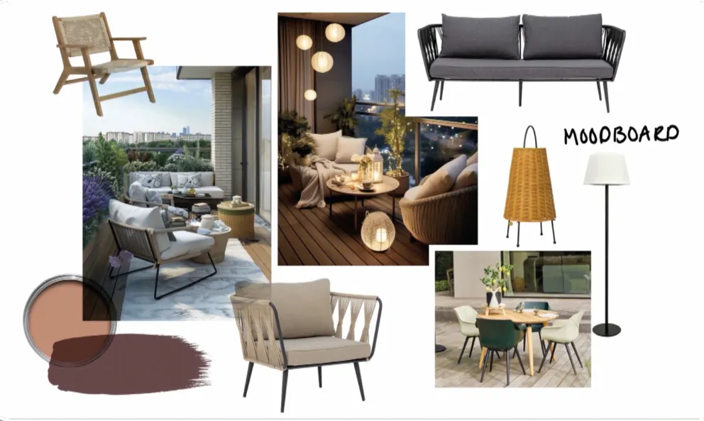 Moodboard terras
