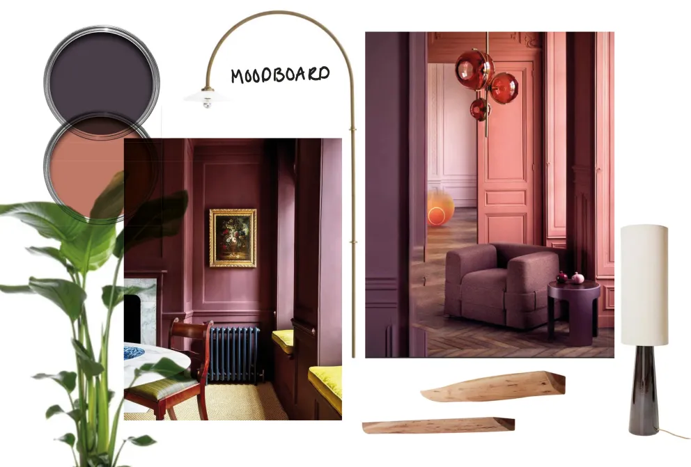Moodboard woonkamer
