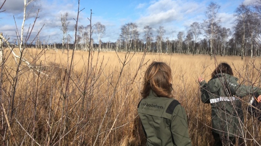 Boswachters Marieke en Lieke eerder in de Peel