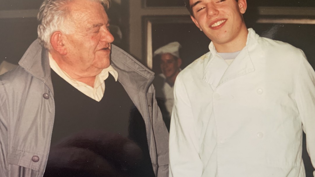 Ramon met zijn opa