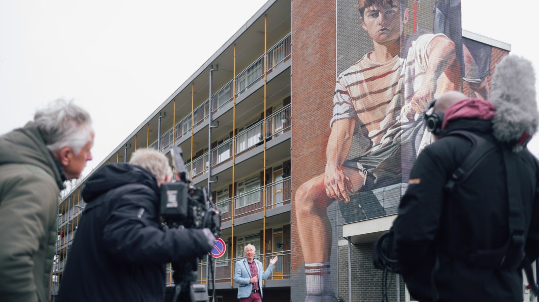Geert Pruiksma en cameraploeg