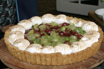 Tartelette met kruisbessen