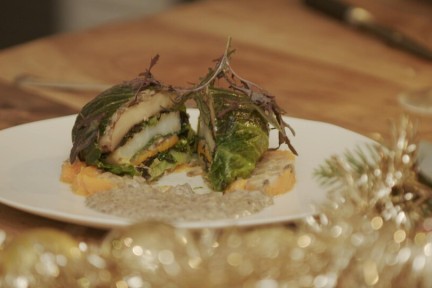 Kerst hoofdgerecht: gevulde savooiekool