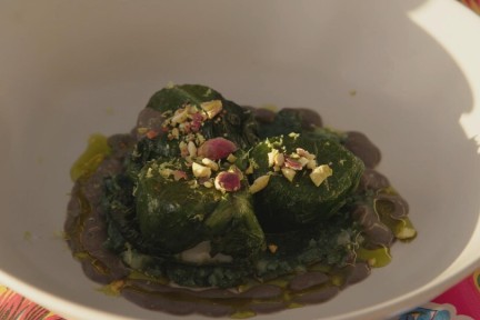 Sint Jacobsschelpen met spirulina