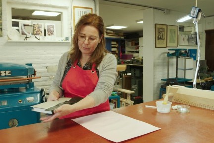 Het ambacht van de handboekbinder