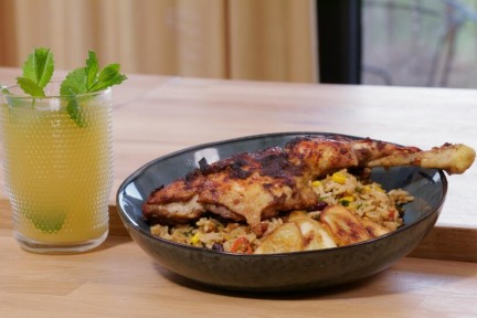 Sharon maakt Jamaicaanse jerk chicken