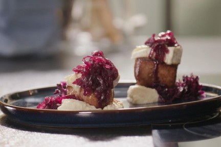 Een winters gerecht met varkenshaas- medaillons