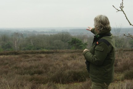 Boswachter Marieke op de Sallandse Heuvelrug