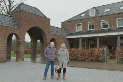 Het oude sanatoriumcomplex de Klokkenberg in Breda