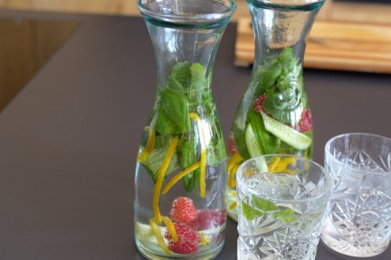 Fruitwater met munt
