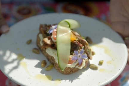 Broodje met Zwolse aïoli en paddenstoelen