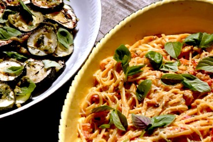 Ramon maakt een pasta trapaneze