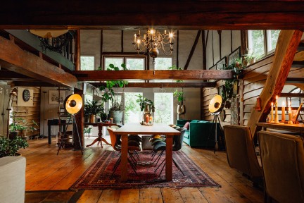 Gezinshuis in de natuur