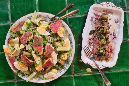 Salade monogask & lamsfilet