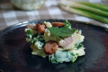 Chef-kok Sharon maakt lekker gerecht met Gelderse rookworst