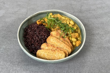 Curry met zoete aardappel