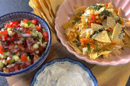 Biryani met kip, saffraan en frisse yoghurtsaus