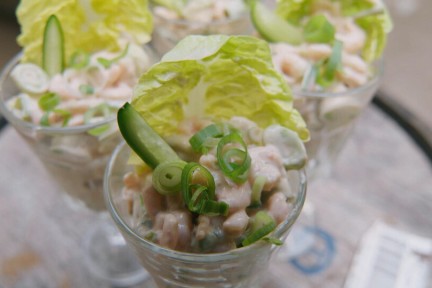 Garnalencocktail met Surinaamse smaken