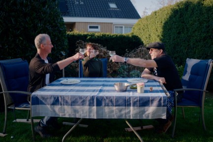 Alain bij de komkommers