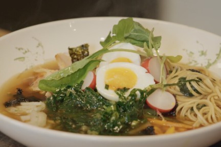 Soep van overgebleven groenten