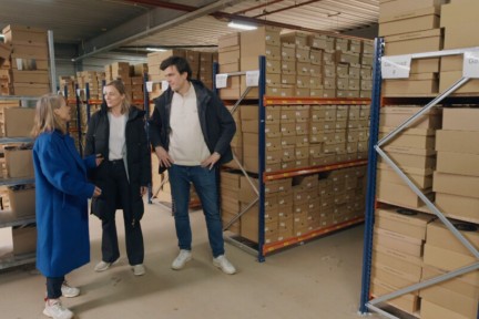 Marieke met schoenen