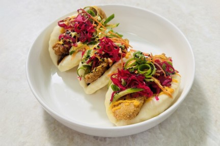 Buns met crispy oesterzwammen