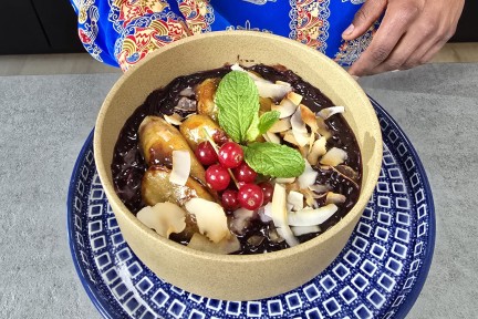 Bubur Injin: Indonesische zwarte rijstepap