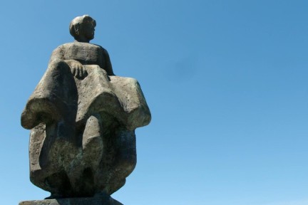 Vissersmonument in Urk