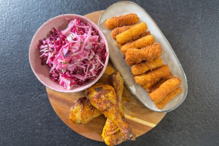 Aardappelkroketjes met kip - Ramon Brugman