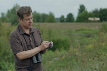 Johan met een hommel