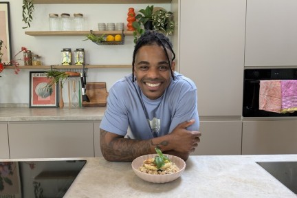 Bulgursalade met krokante knolselderij