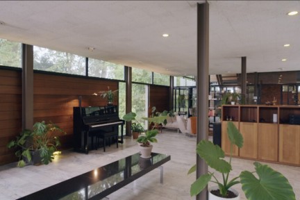 Het voormalige woonhuis van architect Abe Bonnema