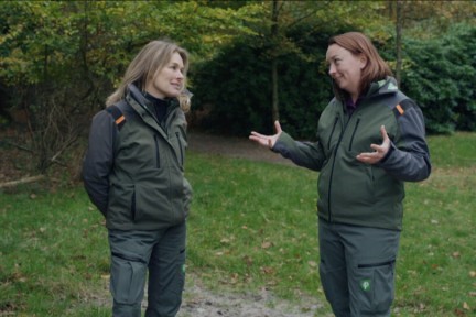 Marieke Schatteleijn op landgoed Oranjewoud