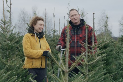 Duurzame kerstbomen van Stephanie en Frank