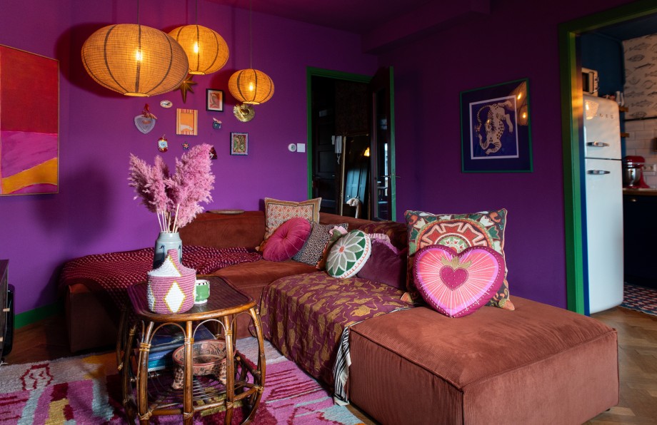 Appartement vol kleur en patronen | Fotografie: Sheena Schouwink