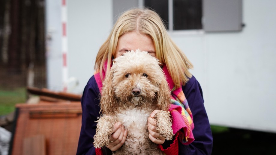 Saskia en Ted voor het project Kate de Bouwkeet | Foto: BinnensteBuiten