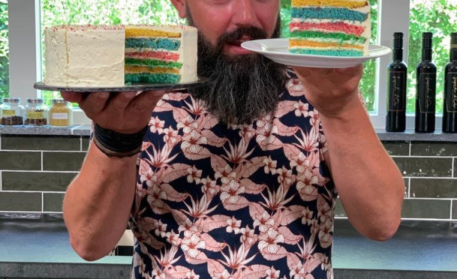 Foto Regenboogtaart Ramon Brugman